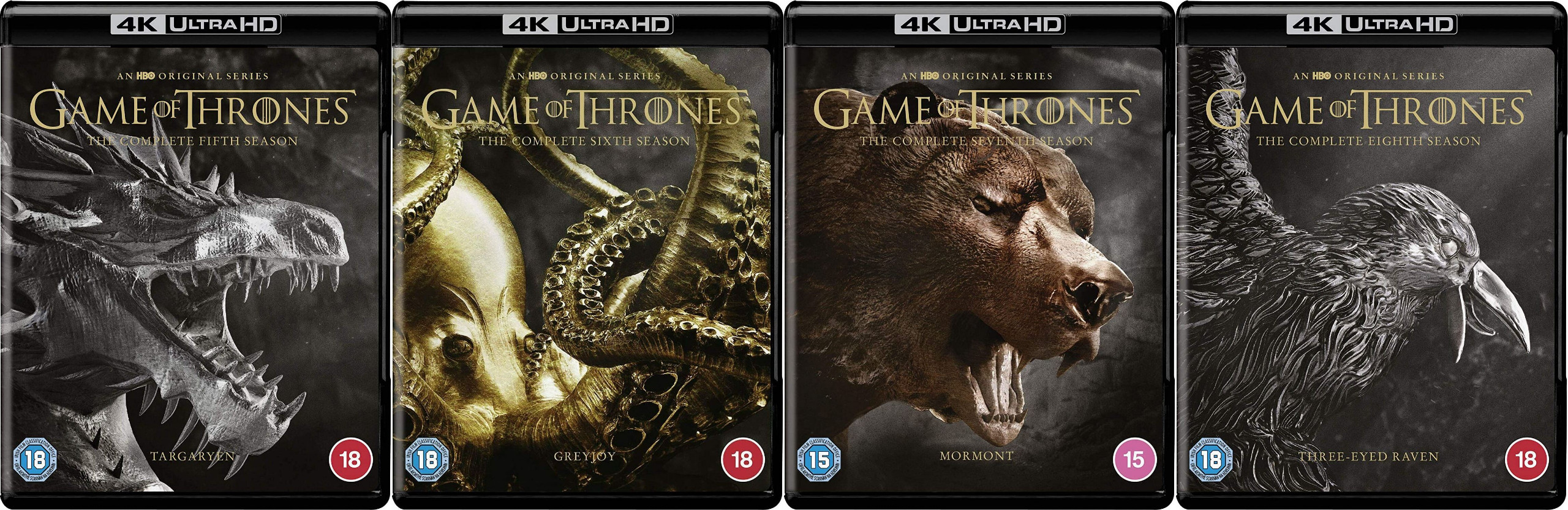 4K洗版终极收藏《权力的游戏》全八季合集 【4K 蓝光HDR 杜比视界】英粤双语TrueHD7.1 【英简繁&双语特效SUP字幕】章节/杜比p7双层【1.03T】